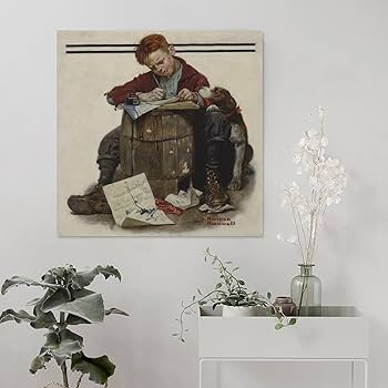 Amazon.co.jp: Norman Rockwell ノーマン・ロックウェル 絵画